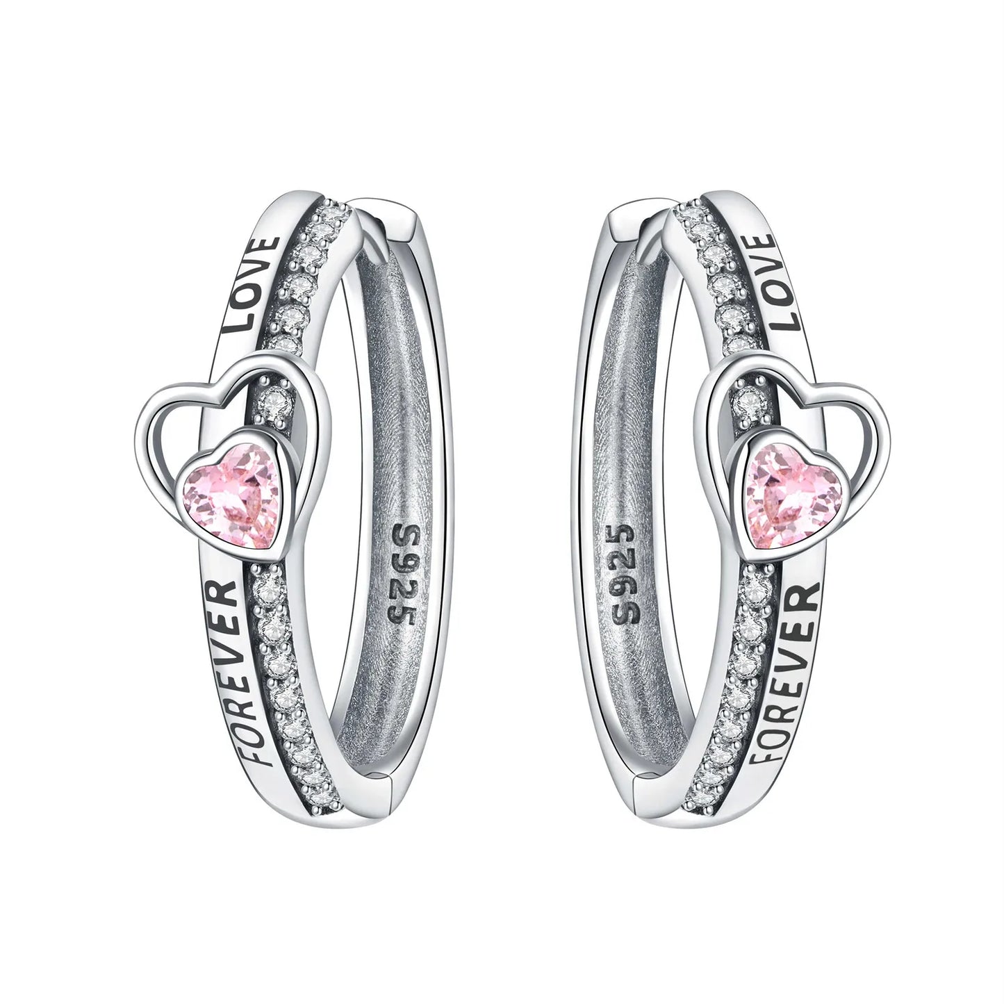 925 Sterling Silver Simple Gold U-shaped Earrings