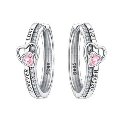 925 Sterling Silver Simple Gold U-shaped Earrings