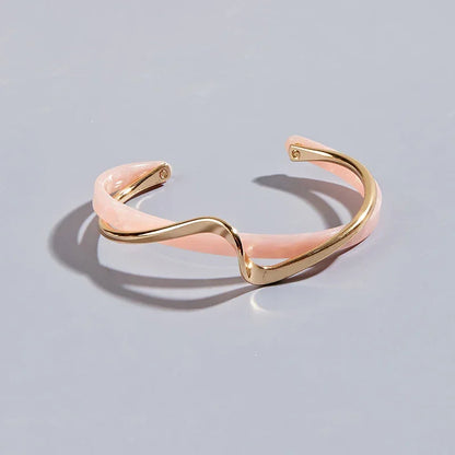 Metal Bangles Geometric C- shaped Bracelets