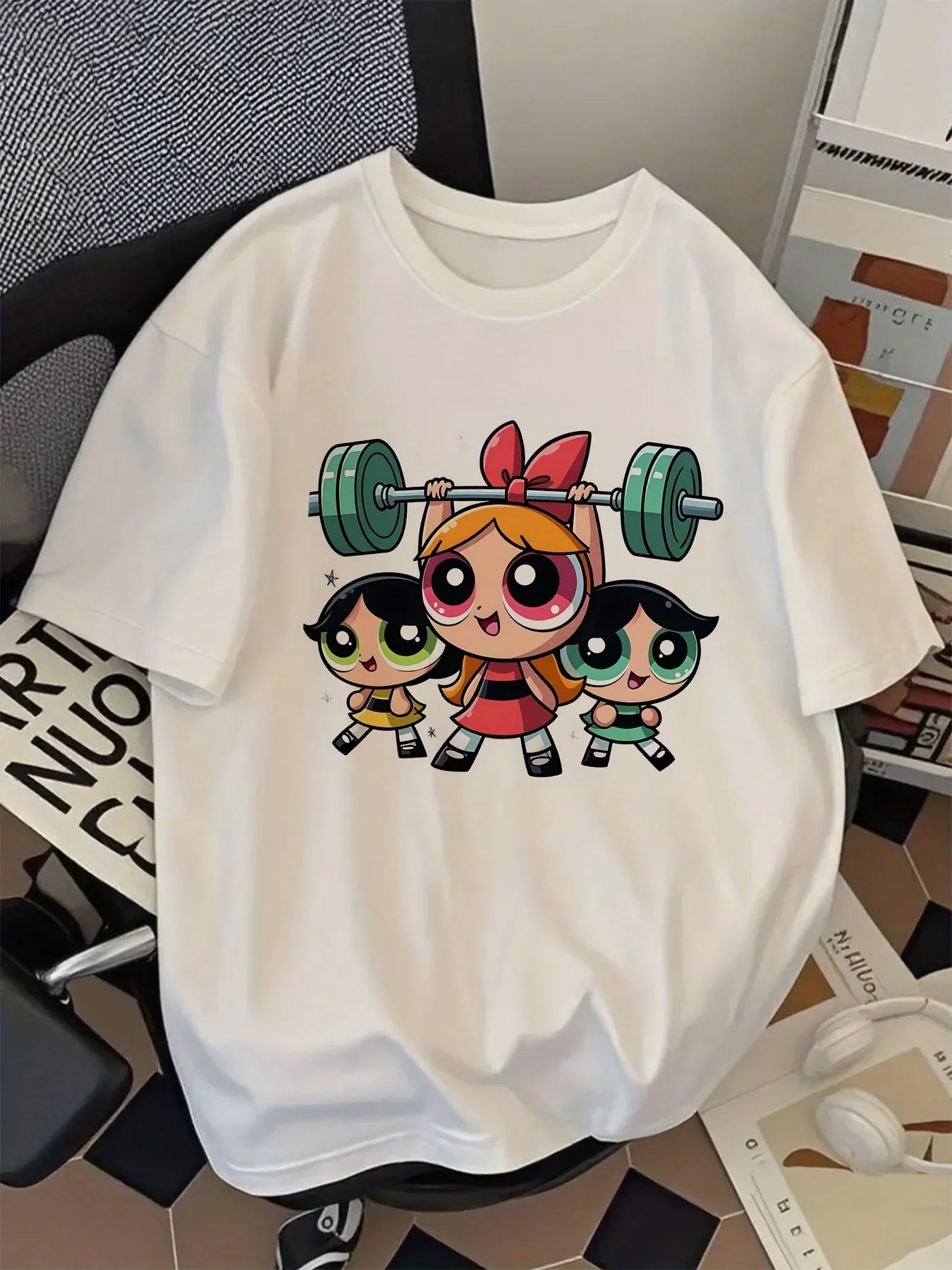 Girls Super Powerful Short Sleeve T-shirt
