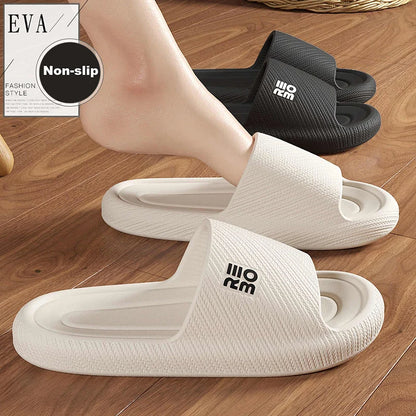 Flat Flip Flops Couples Bathroom Indoor Slippers