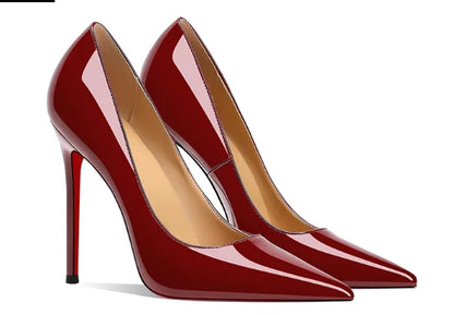 Classic Thin Heels Sexy Mouth Shoes