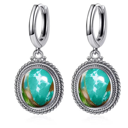 925 Sterling Silver Natural Labradorite Earrings