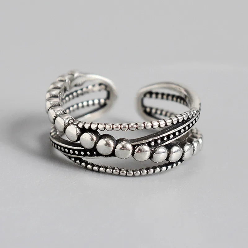 925 Sterling Silver Winding Wedding Ring