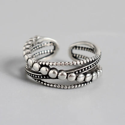925 Sterling Silver Winding Wedding Ring
