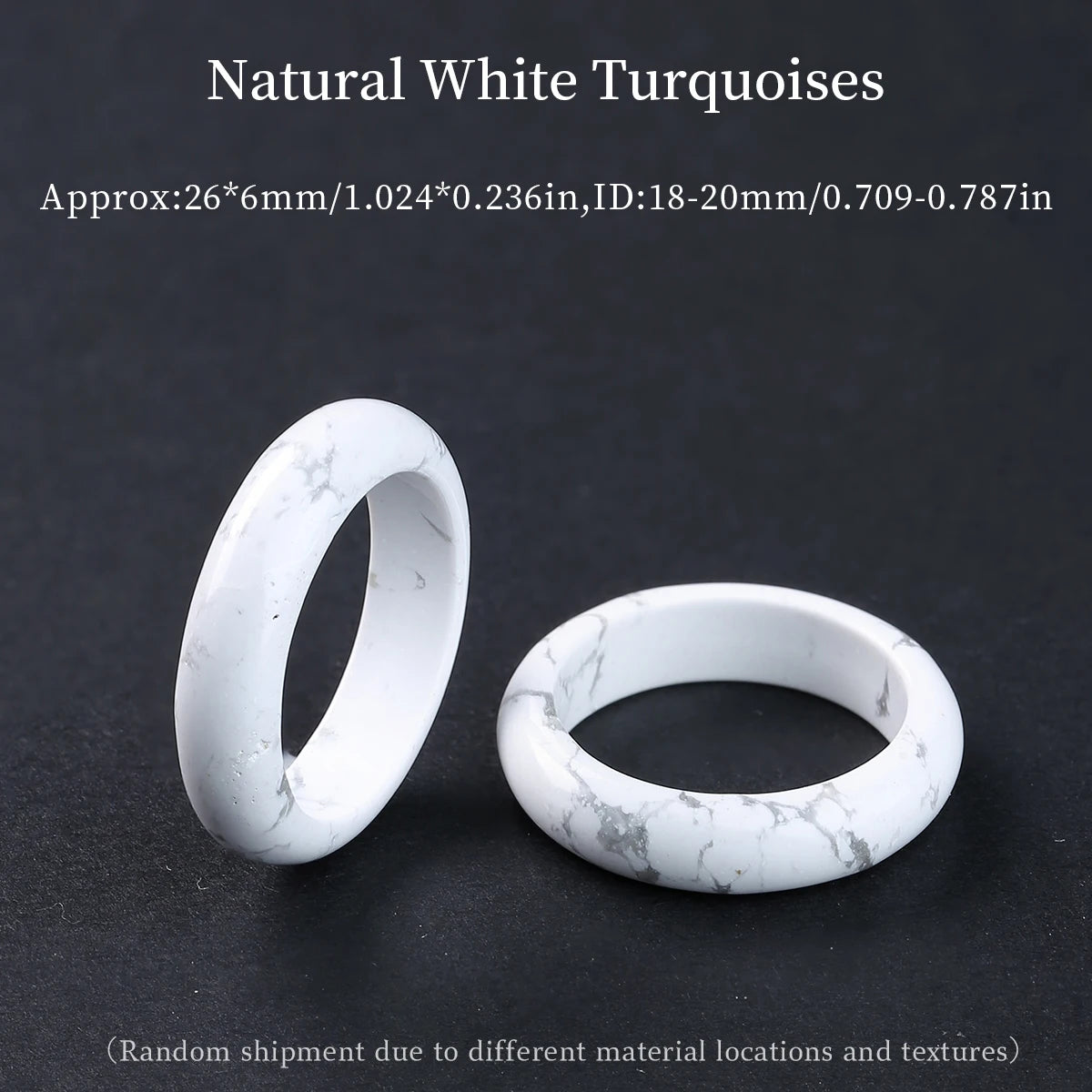 1 Pc Natural Crystal Stone Energy Healing Ring