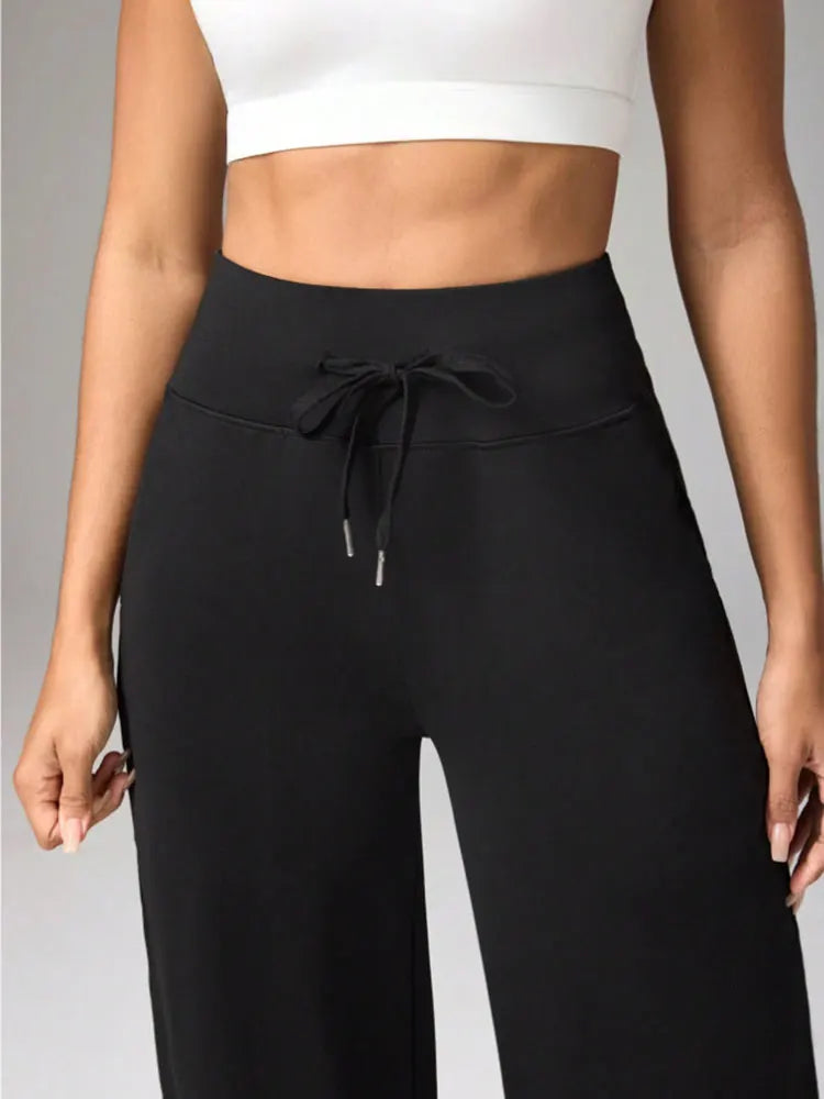 Sports Yoga Flare Straight Wide Leg Pant