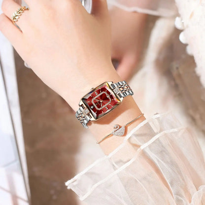 Luxury Rectangle Waterproof Quartz Watches