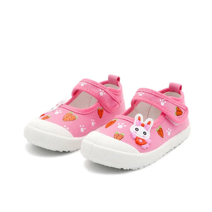 Canvas Soft Running Sneakers