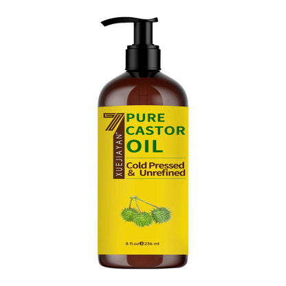 100% Pure Castor Oil For Eyelashes Hair Growth Eyebrows