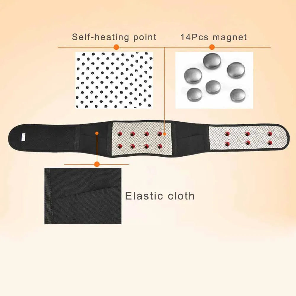 Tourmaline Self Heating Magnetic Therapy Back