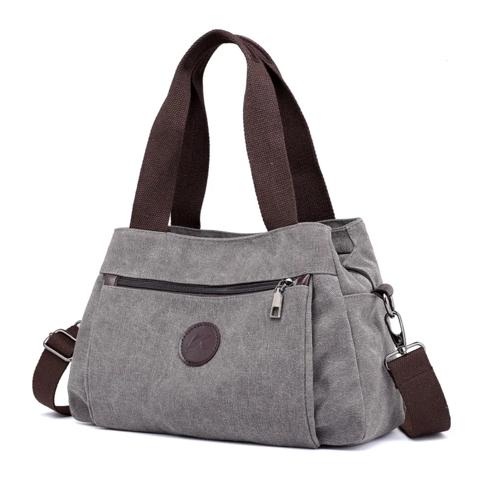 Canvas Handbags Shoulder Messenger Crossbody Tote Large Capacity Bags