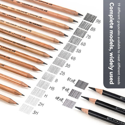 5/6/7/12 PCS Charcoal Graphite Sketch Pencils Set