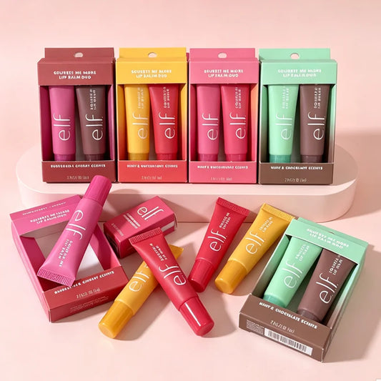 Elf Lip Gloss Tinted Lip Balm Improves Lip Lines Dryness for Naturally Plump Lips and Lightweight Hydrating Nourishes