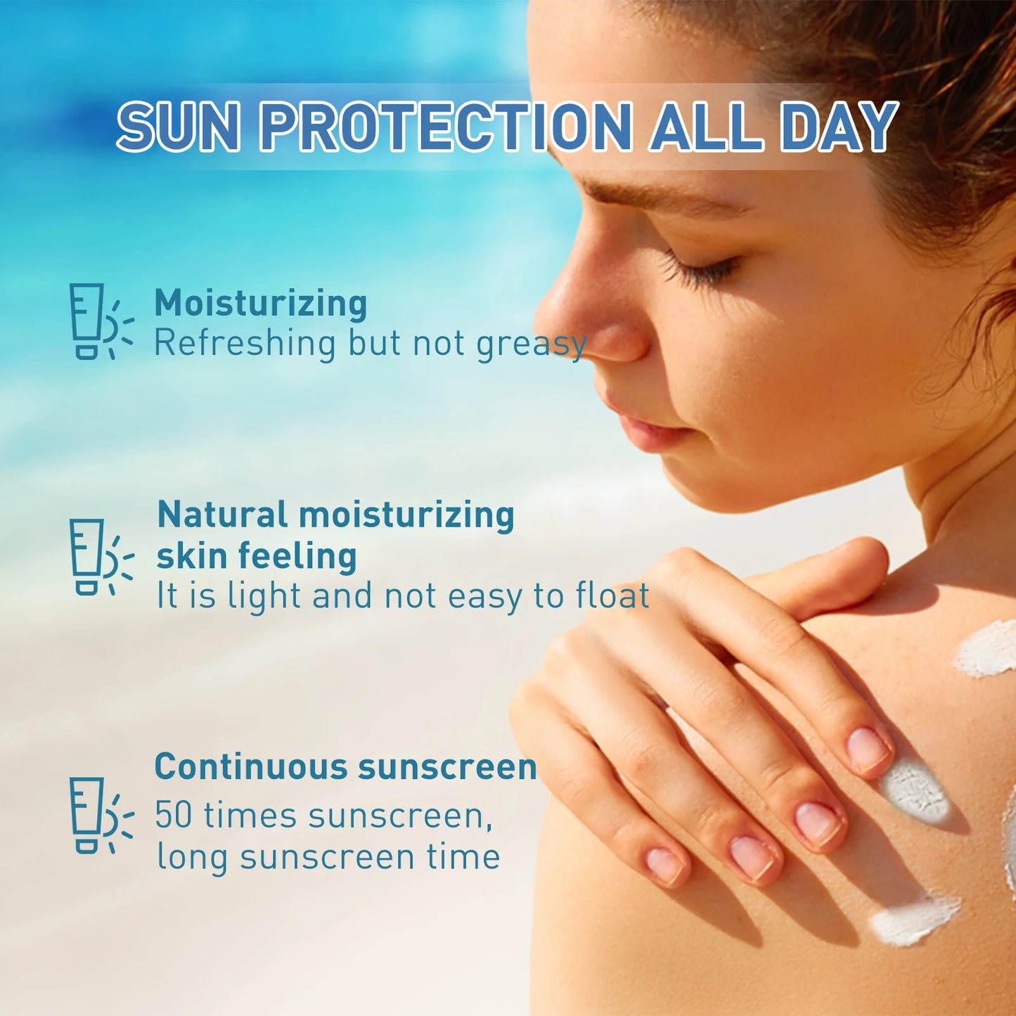 Facial Sunscreen for Oily UV Protection Skin
