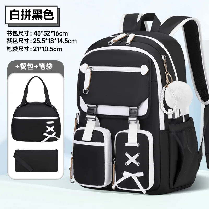 Backpack School Bags Teenage Casual Travel backpack Waterproof