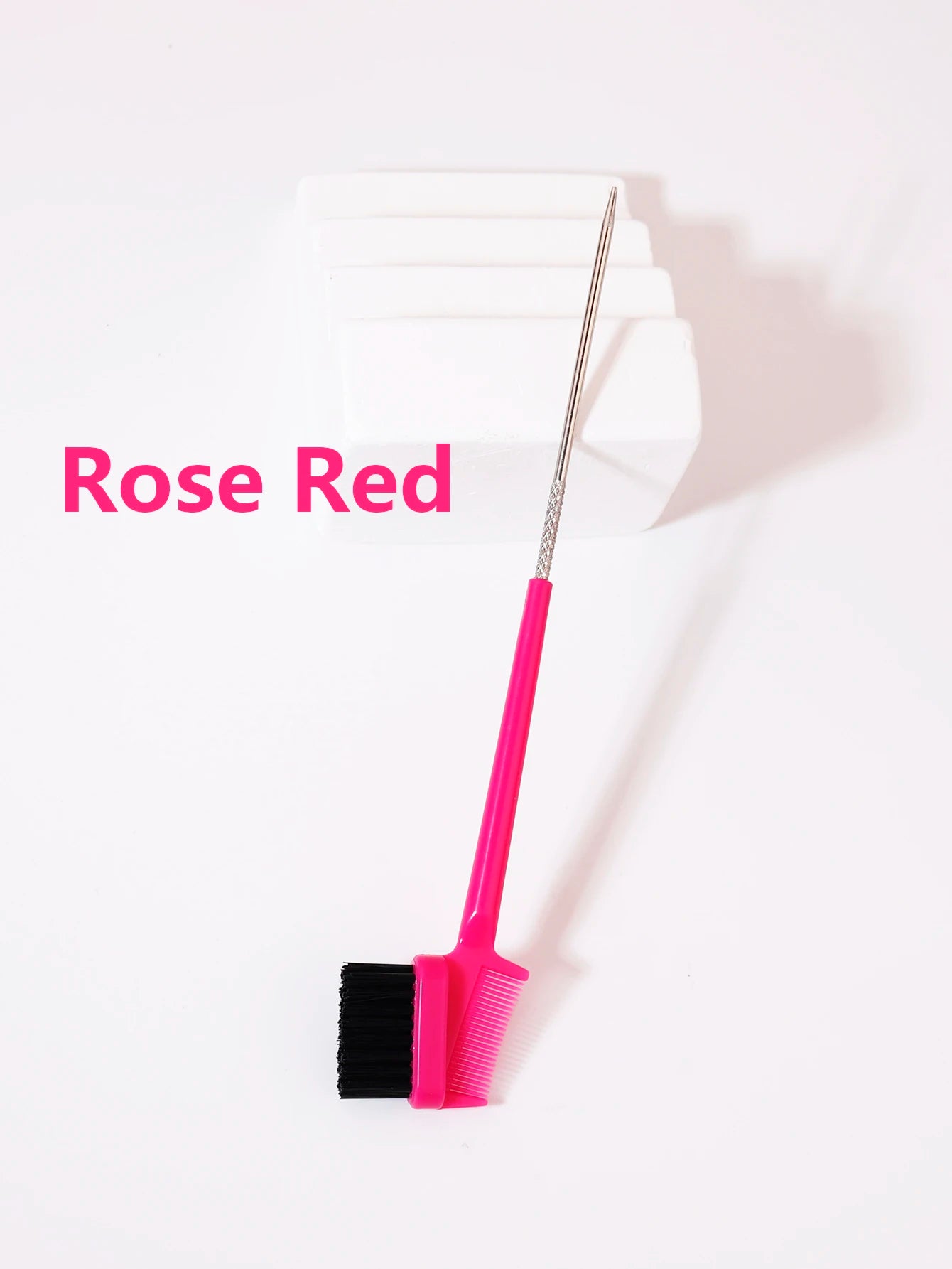 Double sided hair edge brush