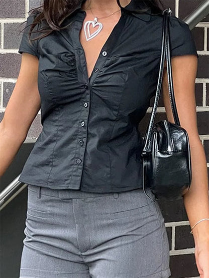 Short Sleeve Plaid Shirt