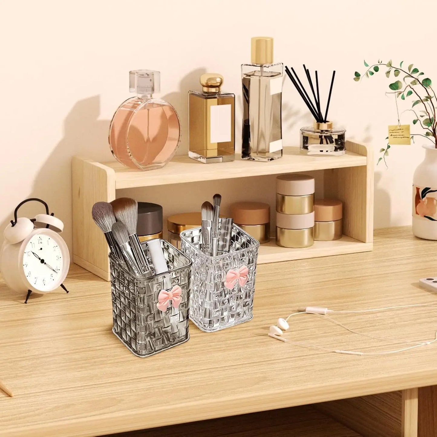 Clear Acrylic Makeup Brushes Storage Box