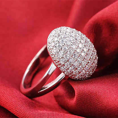 Silver Gifts 88 CZ Unique R103 Rings