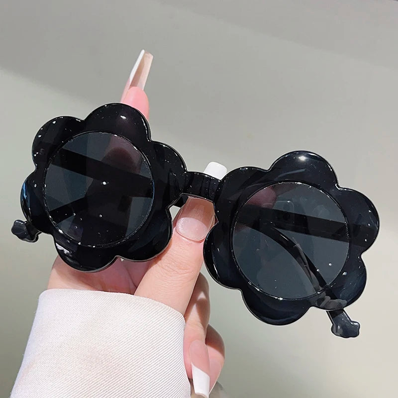 1/7 Pcs Flower Shaped Sunglasses