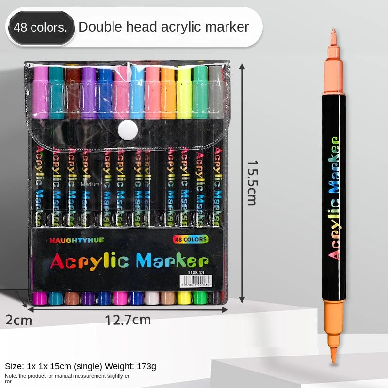 Professional Art Use 24-120Colors Acrylic Paint Markers