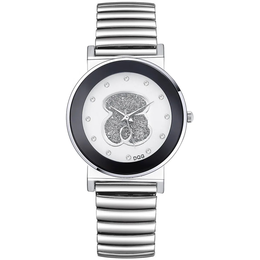 Luxury Bear Diamond Quartz Stretch Creative Watches