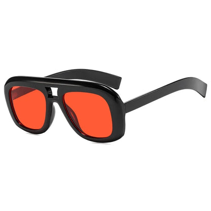 vintage square oversize sunglasses