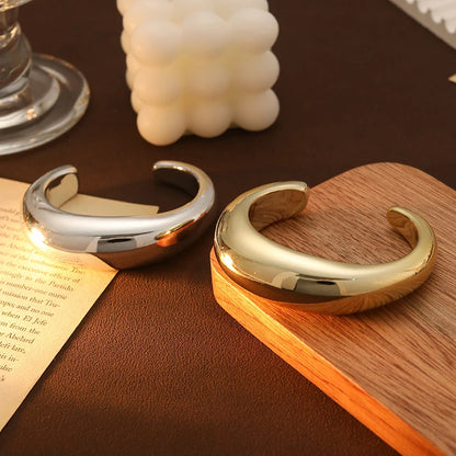 Exaggerated Hip Hop Rock Plastic Cuff Bracelet