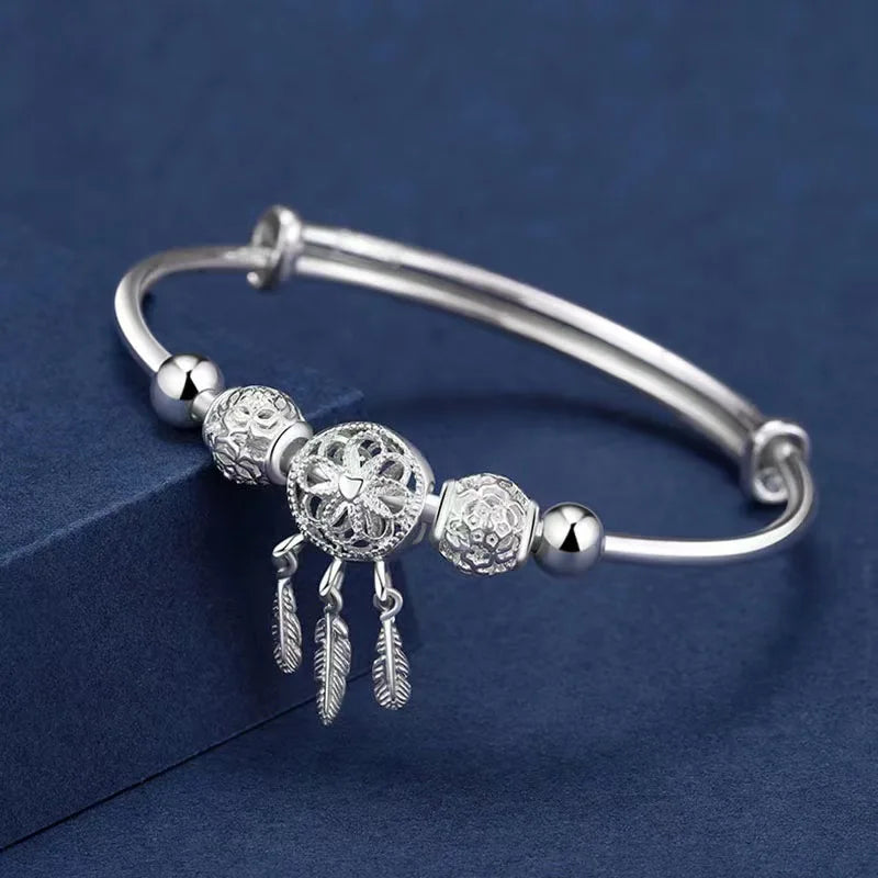 Irregular Bangle Chunky Waterdrop Open Bracelet