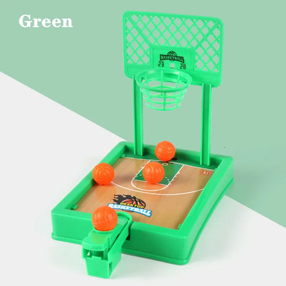 Mini Desktop Board Basketball Hoop Finger Shooting Machine Toys