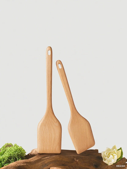 COOKER Thickened Beech Wood Spatula Wooden