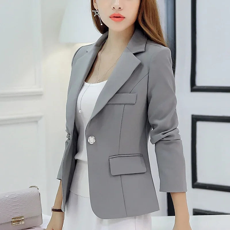 Slim Blazers Lady Office Work Suit