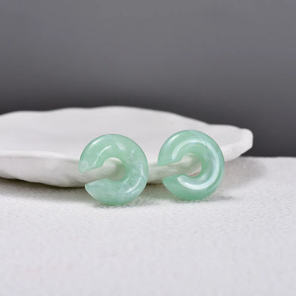 DANA Round Circle Clip Earrings