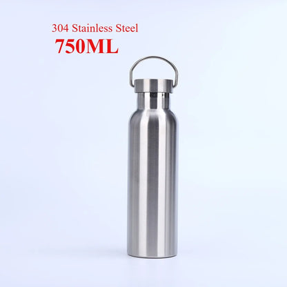 Stainless Steel Water 1 Liter  500 750 1000ml Bottles