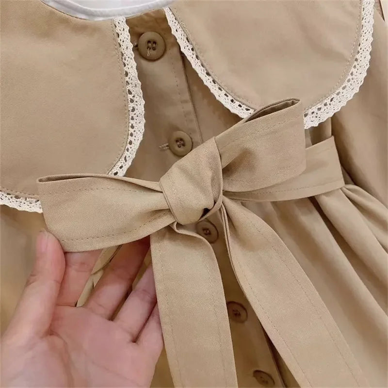 Trench Coats Baby Cute Long Windbreaker Jackets