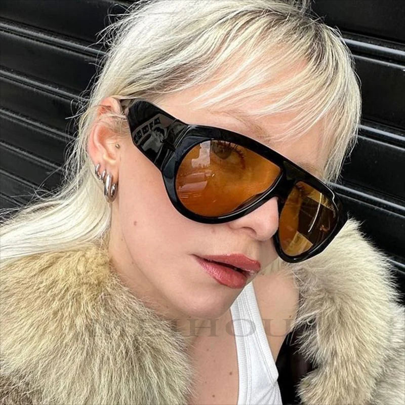 Oversized Pilot Luxury Big Frame Sunglasses