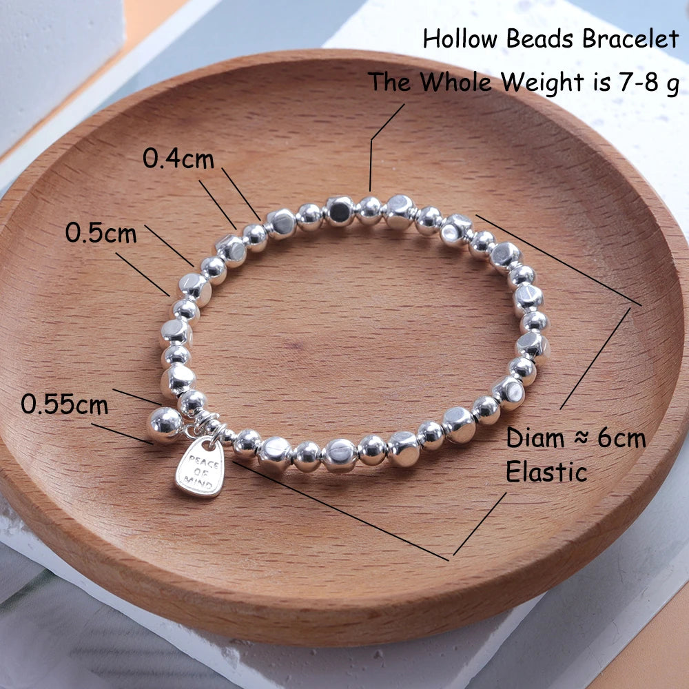 925 Sterling Silver Bangle Bracelet Set