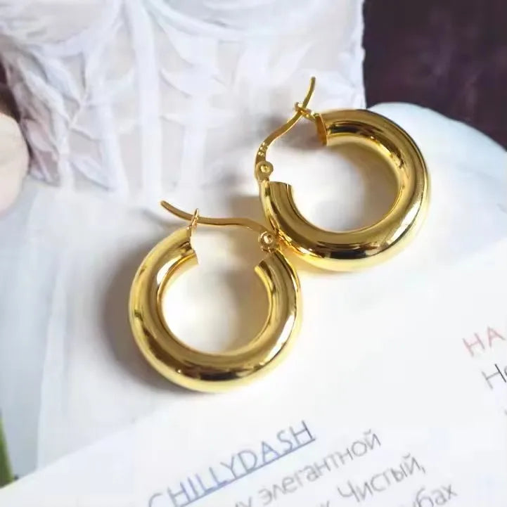 925 Sterling Silver Frosting Hoop Earrings