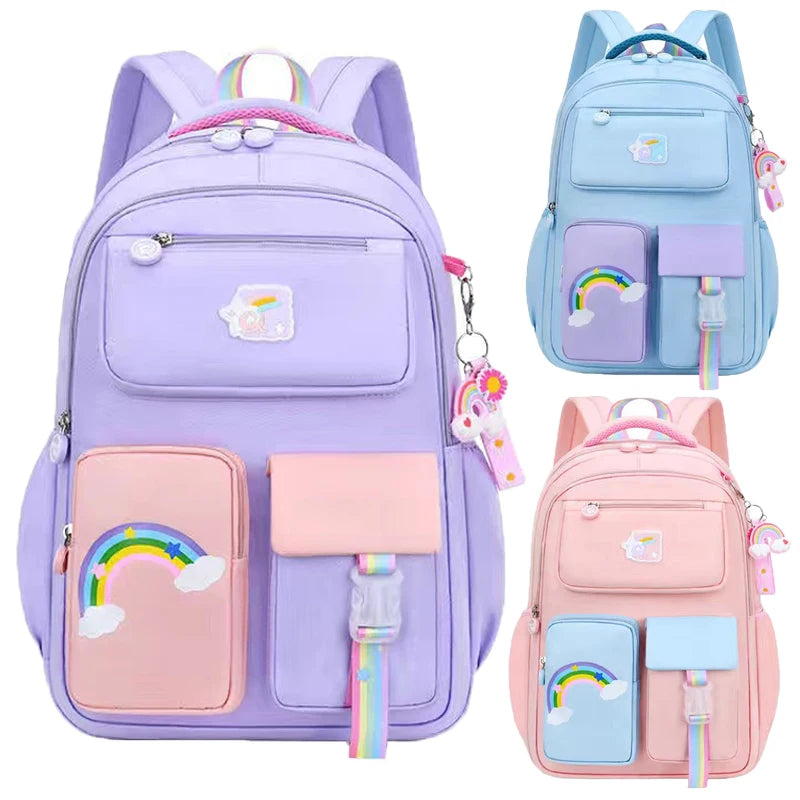 High Class Backpack Macaron Large Capacity School Bag