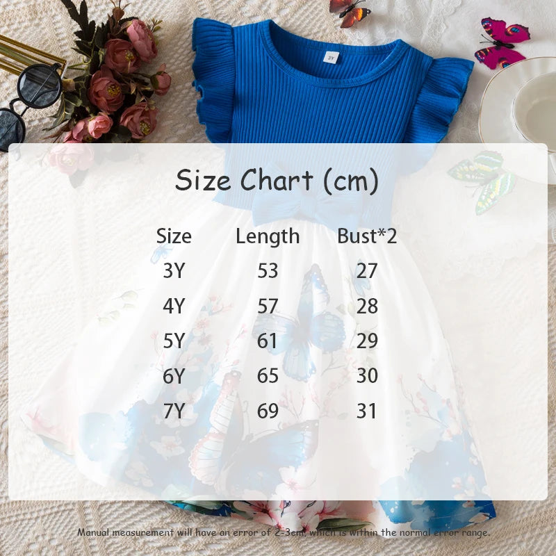 Butterfly Flying Sleeves Cute Casual Dresses