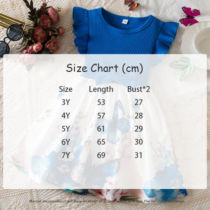 Butterfly Flying Sleeves Cute Casual Dresses