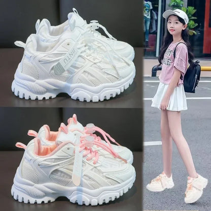 Casual Mesh Platform Tennis Sneaker