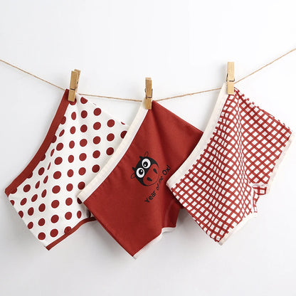 3Pcs/lot Kids 7 Collections Cotton Underwear