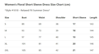 Floral Short Sleeves High Waist Maxi Dress