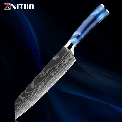 Stainless Steel Chef Knife Kitchen Knife Set