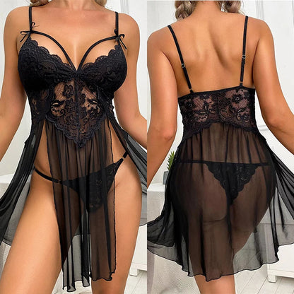 Sexy Sleepwear Transparent Babydoll Lingerie