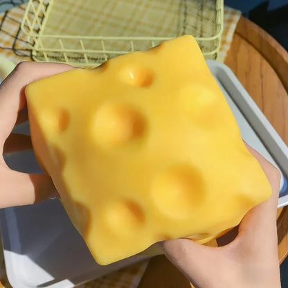 Squishy Square Cheese Squeeze Toys Slow Rebound Stress Relief