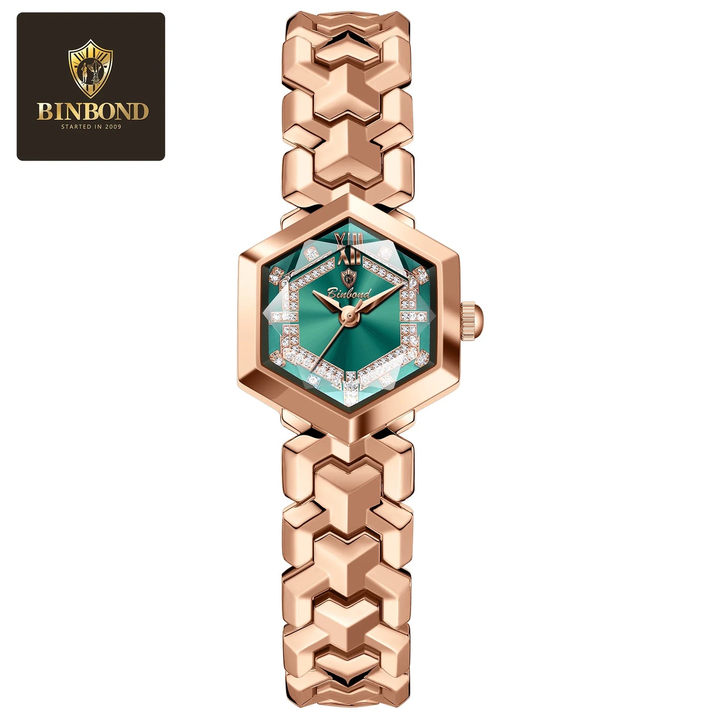 Rhombus Waterproof Luminous Diamond Watch