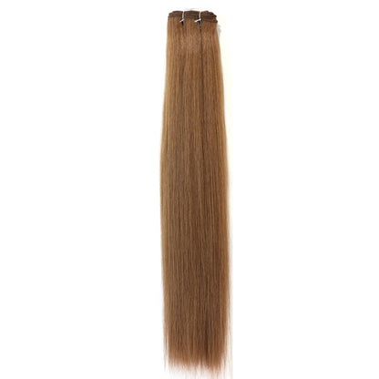 Bone Straight Hair Extensions Brown Color
